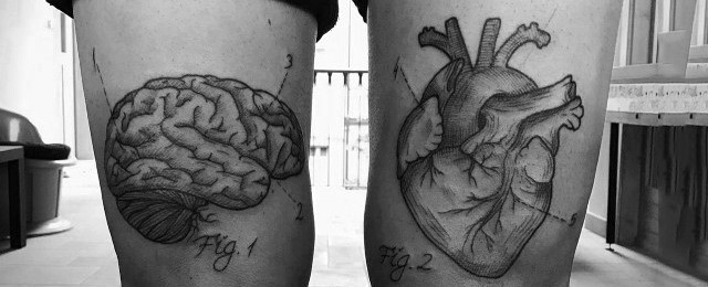 70 Anatomical Tattoos For Men - Bodily Structure Design Ideas
