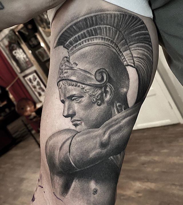 Ancient Roman Warrior Tattoo