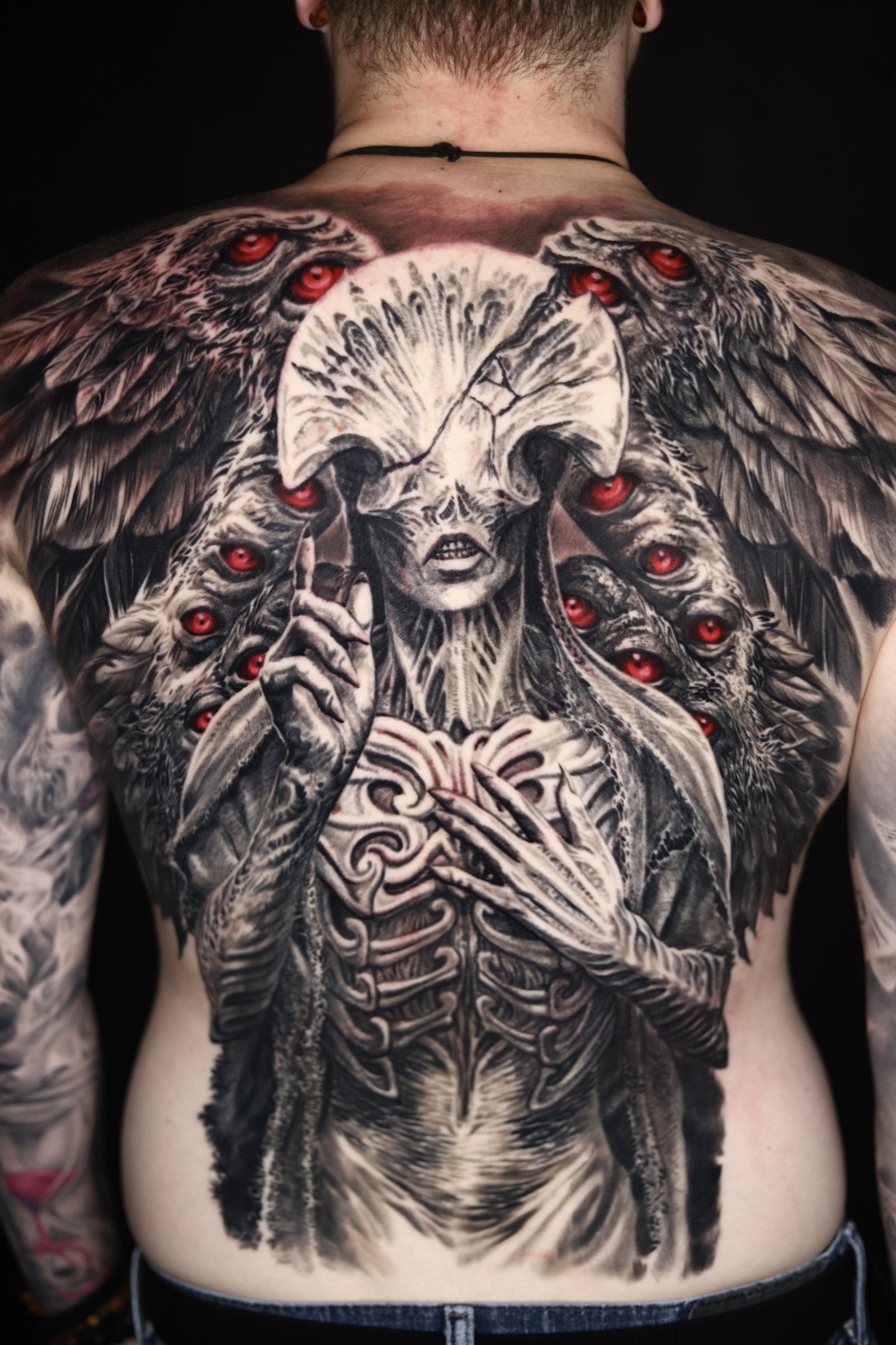 Angel of Death Tattoo Designs