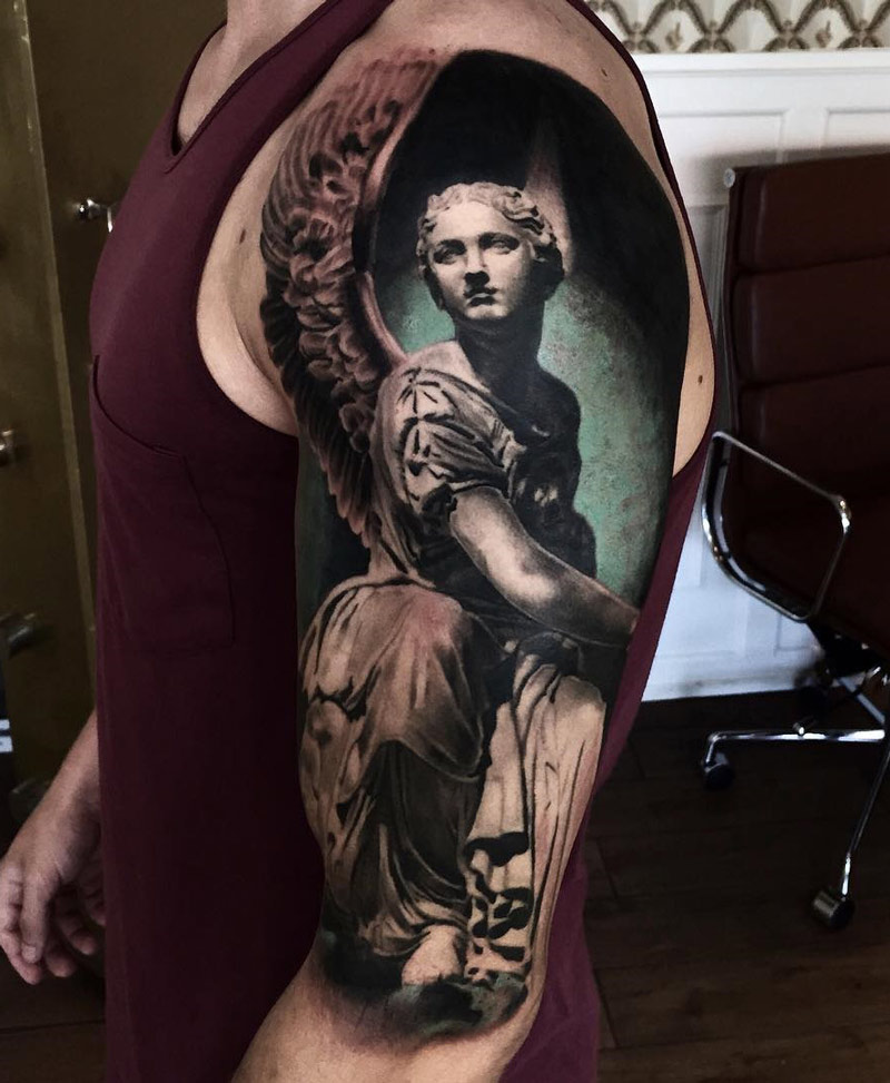 Angel Sleeve Tattoo