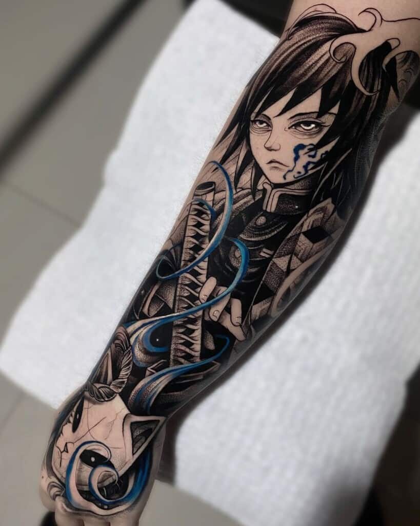 Anime Tattoo Ideas 35