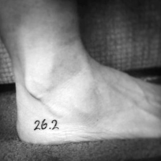 Small ankle tattoo design