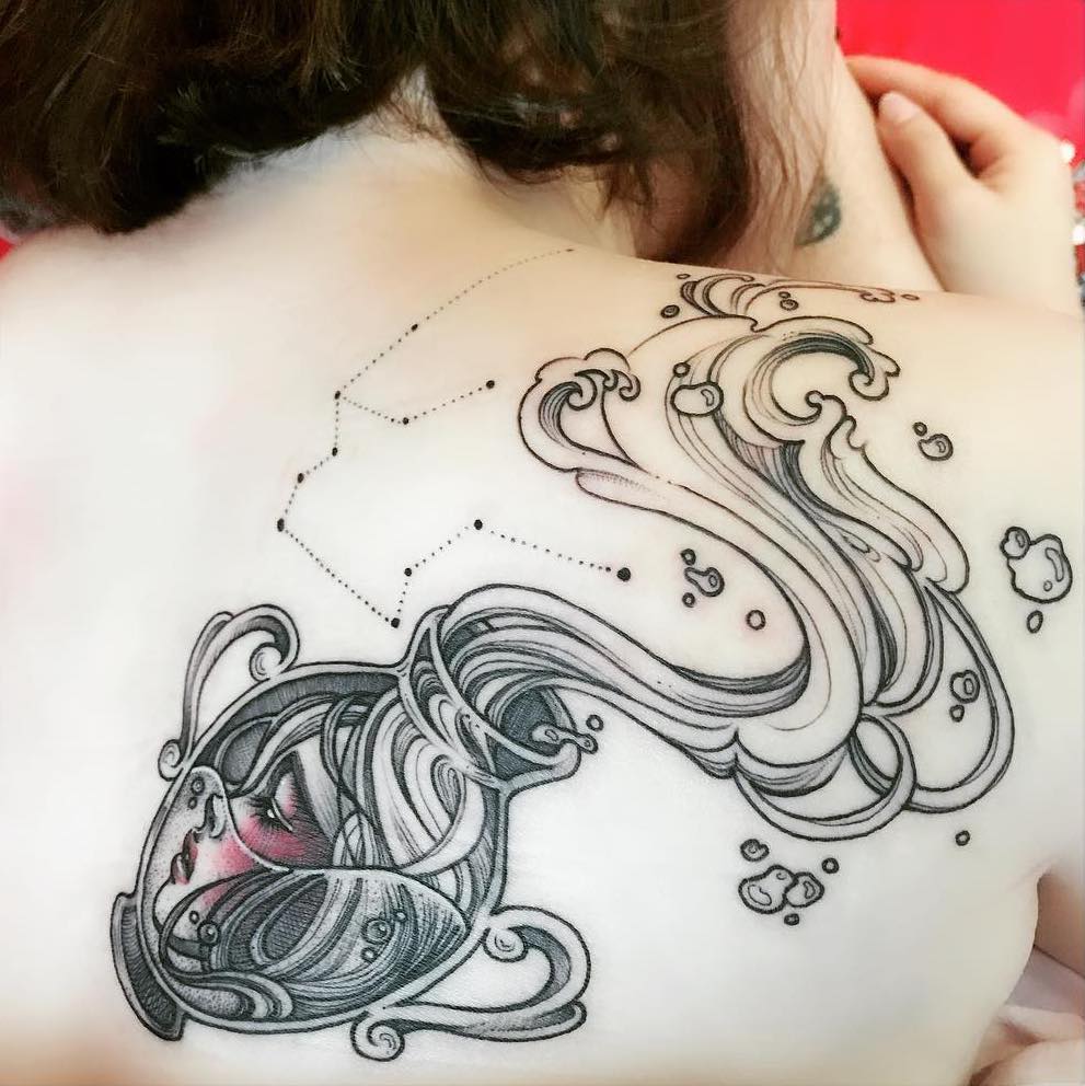 Illustrative Aquarius Design