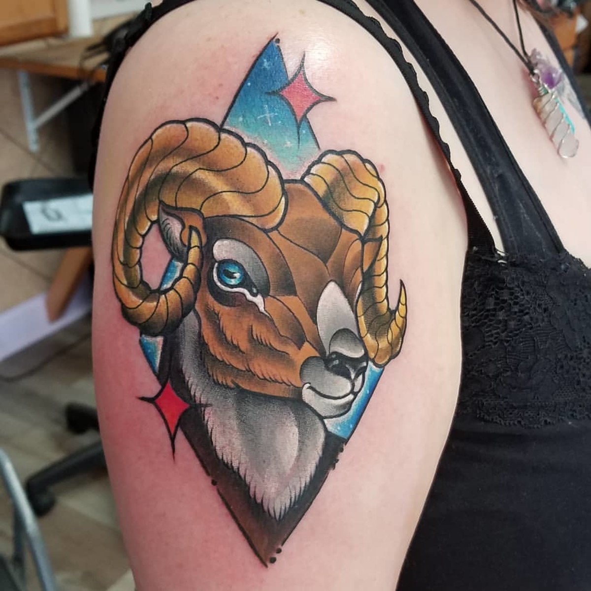Aries Symbol Tattoo Ideas