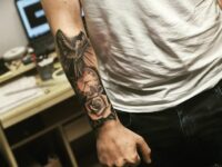arm-tattoos-for-men-half