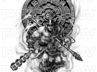 aztec_warrior_tattoo_design_maya_warvox_d038