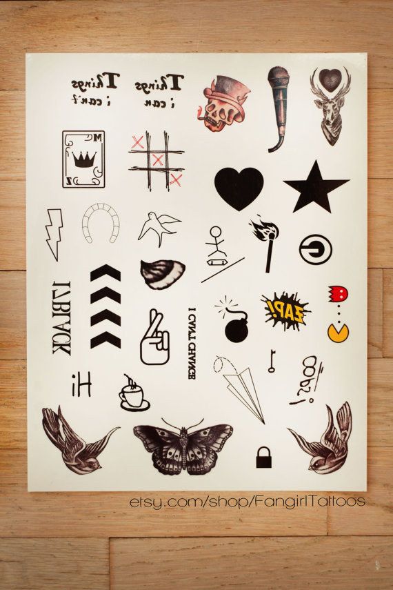 One Direction Symbolic Tattoo