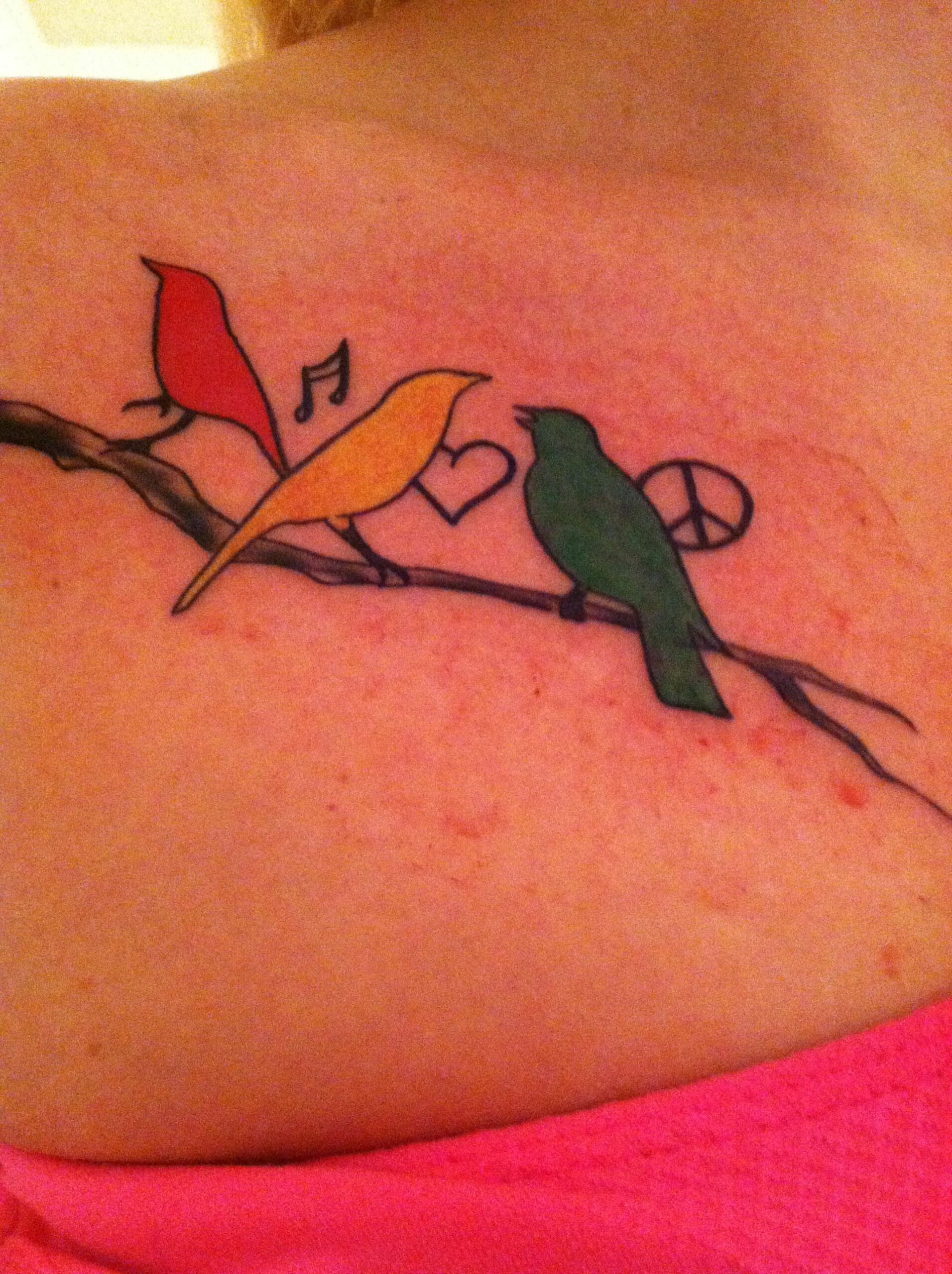 Bob Marley Three Little Birds Tattoo Ideas