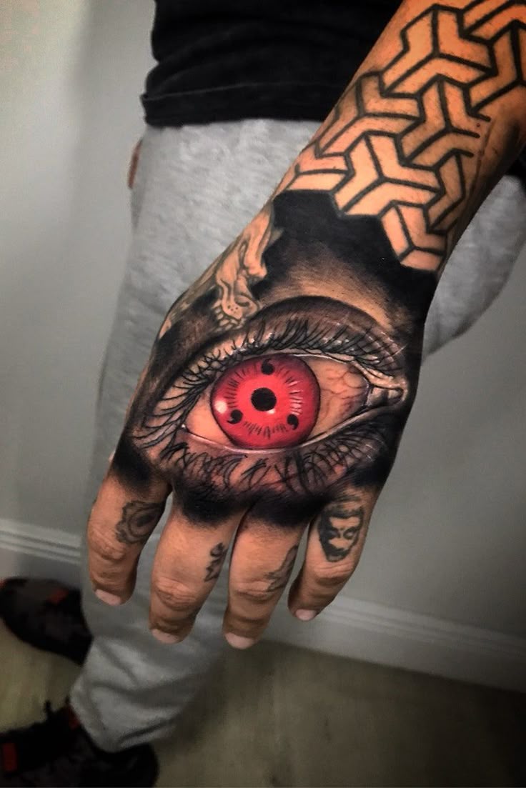 Anime Hand Tattoo Idea from Arnette Dowell