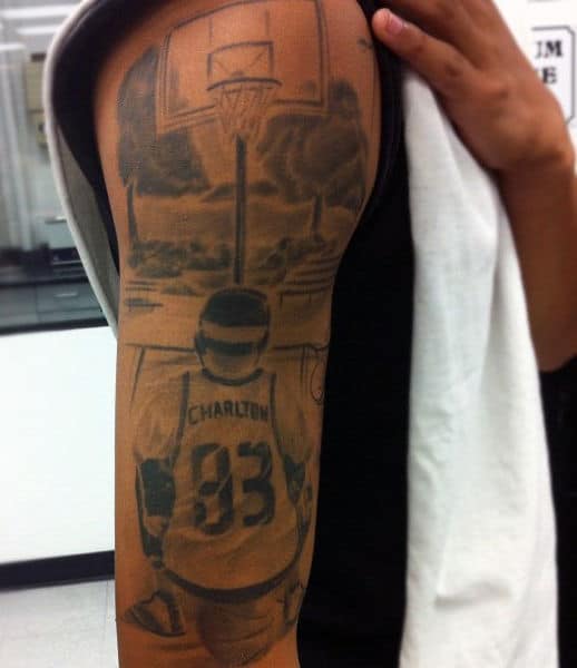 Basketball Tattoo Sleeve
