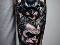 batman-and-joker-tattoo-forearm