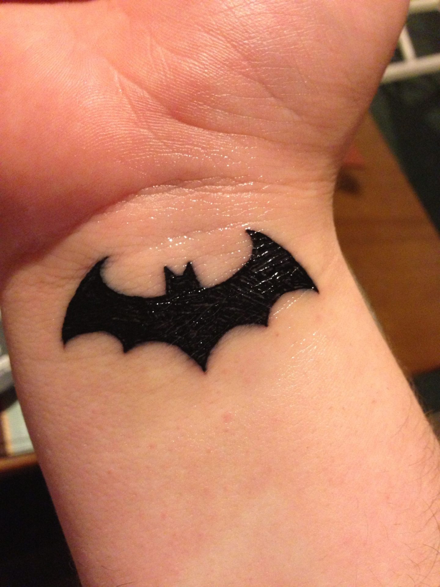 Epic Batman Logo Tattoo