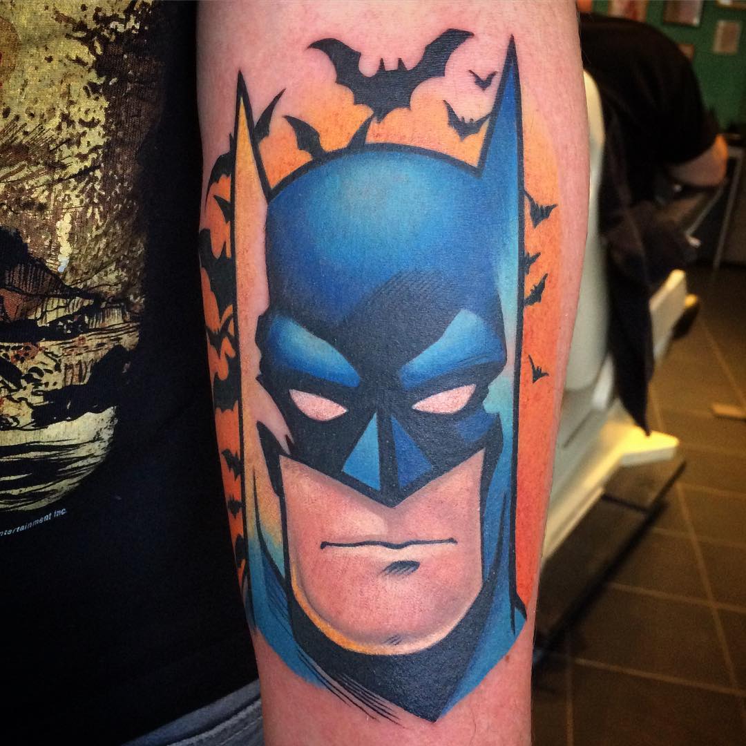 Batman Symbol Tattoo