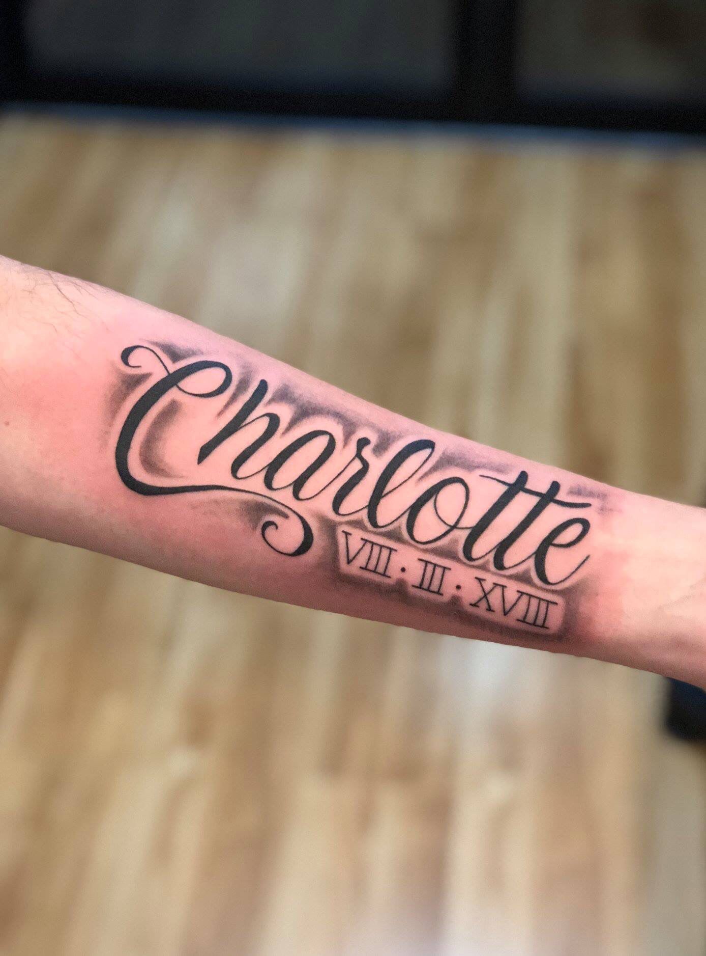 Name Tattoo On Arm