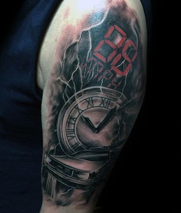 Back To The Future Tattoo Ideas - Sci-Fi Ink Designs