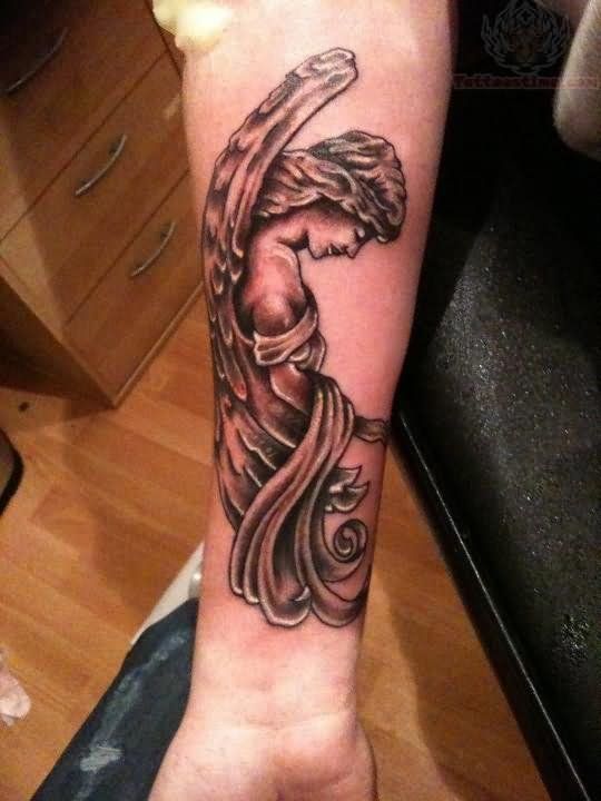 Angel Forearm Tattoos For Men