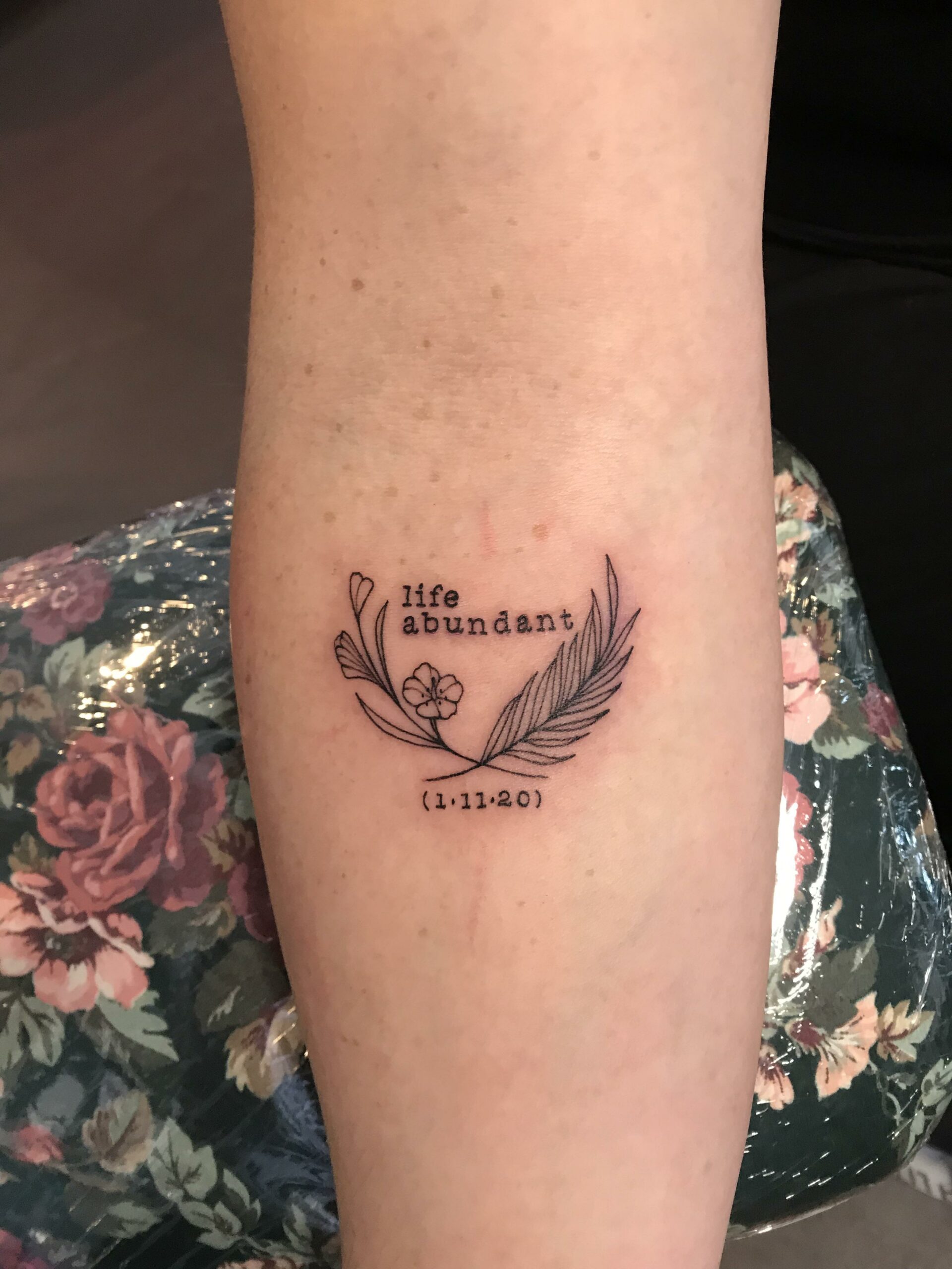 Tattoo to Commemorate My Baptism