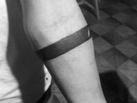 black-ink-forearm-band-male-tattoo-cover-up-ideas
