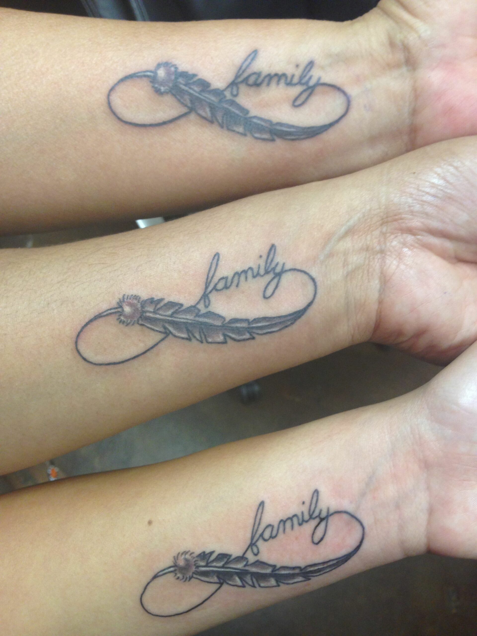 Three generations tattoo, family legacy
