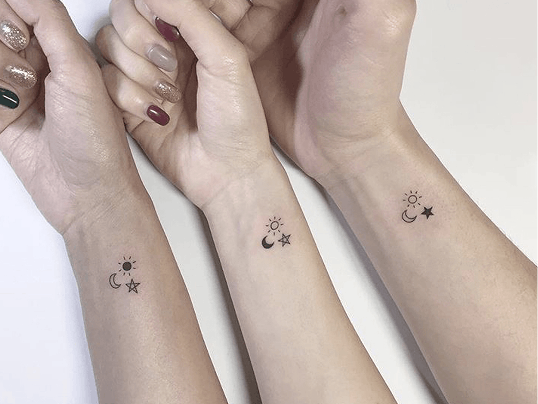 Coordinates of Friendship Tattoo