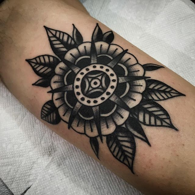 Celestial tattoo design