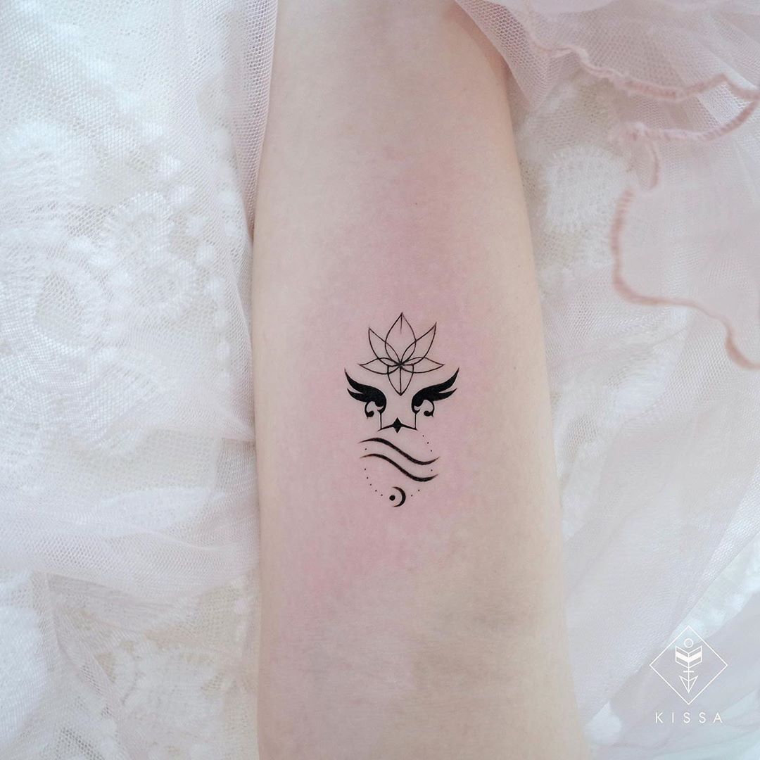 Aquarius Water Bearer Tattoo