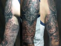 cool-atlas-mens-half-sleeve-tattoo