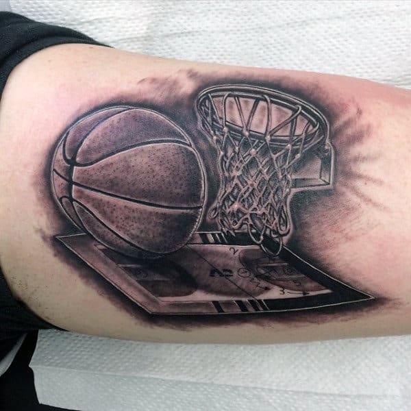 Creative Basketball Tattoos