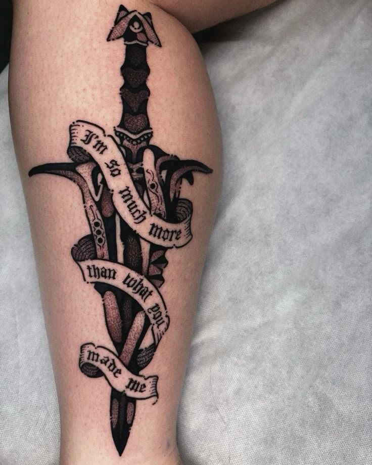 Rhapsody Dagger Baldur's Gate 3 tattoo