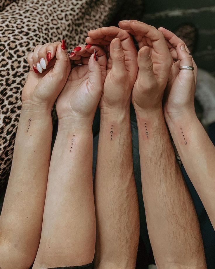 Cute sibling tattoos design