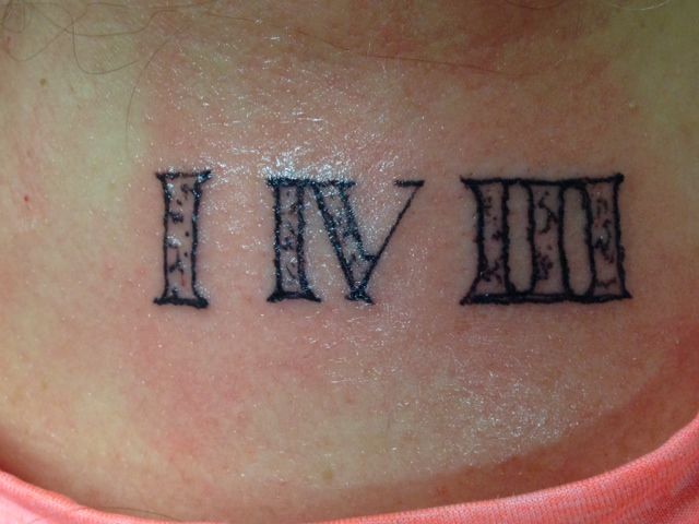 New tattoo 143 translation.... I love you. When my sons were teens