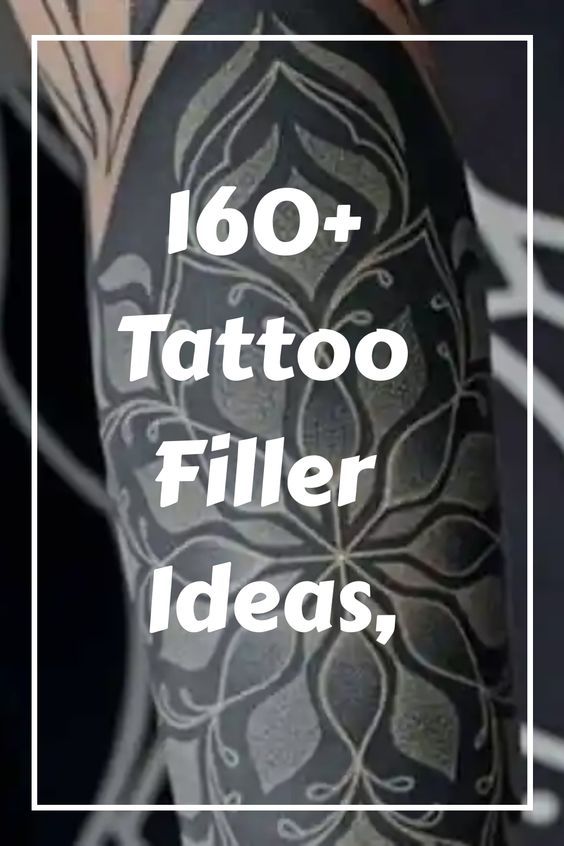 Abstract Swirls Tattoo Filler