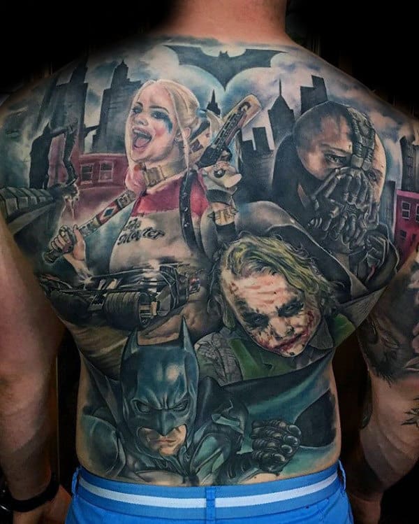 Full-Back Bane Tattoo