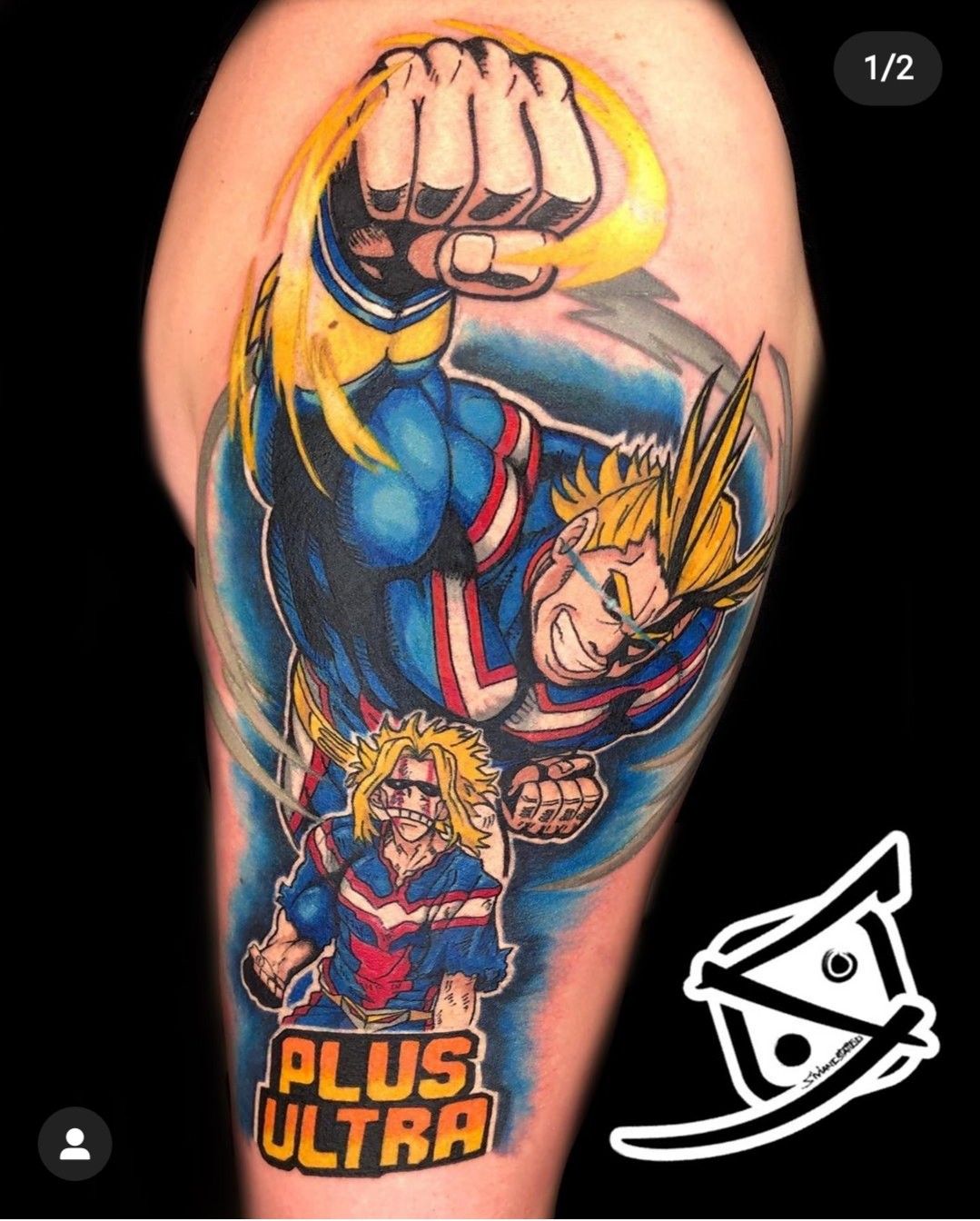 All Might Tattoo Art