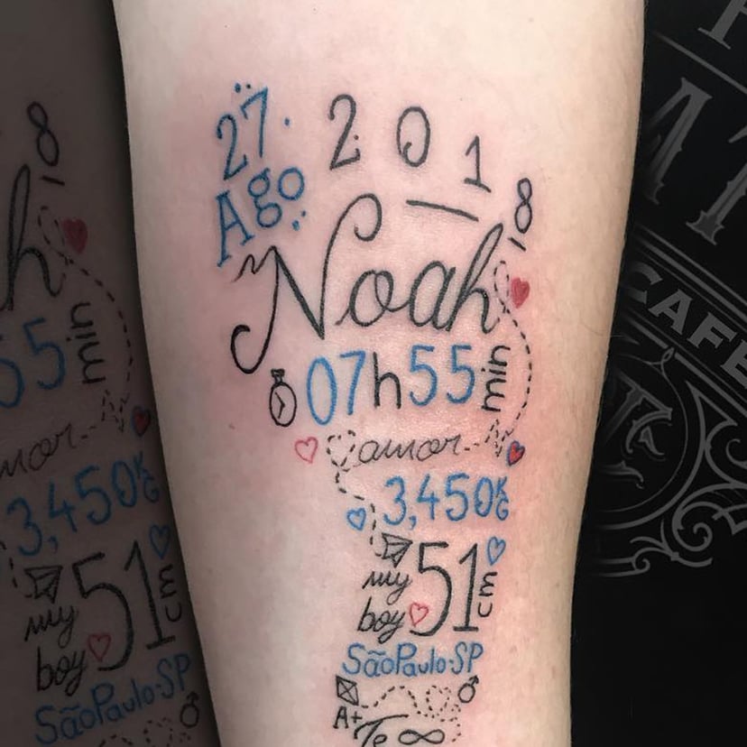 Newborn Baby Tattoo Ideas