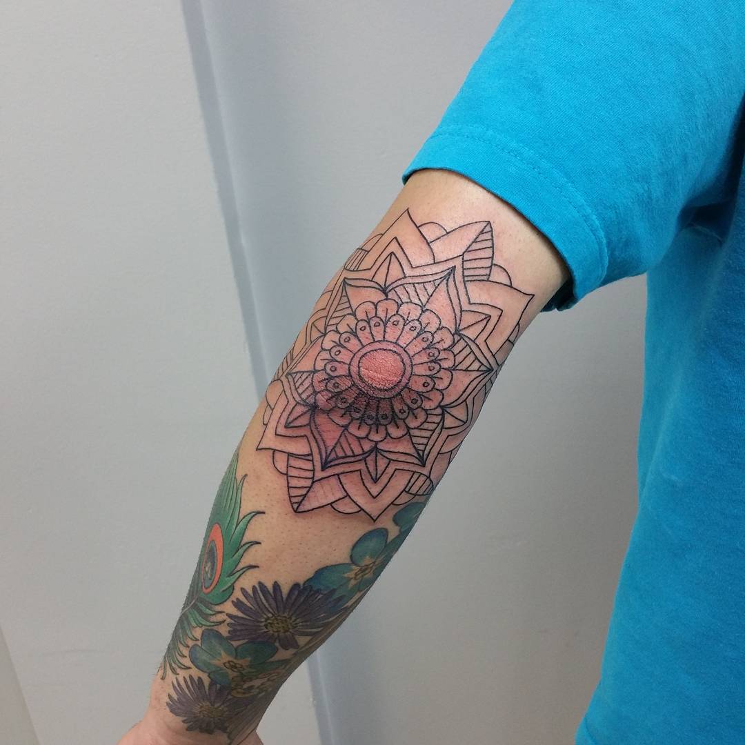 Quote Tattoo on Elbow