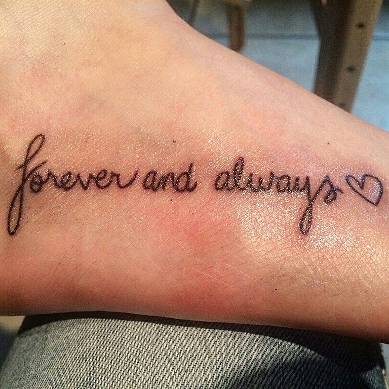 Discover 81+ forever and always tattoo designs super hot