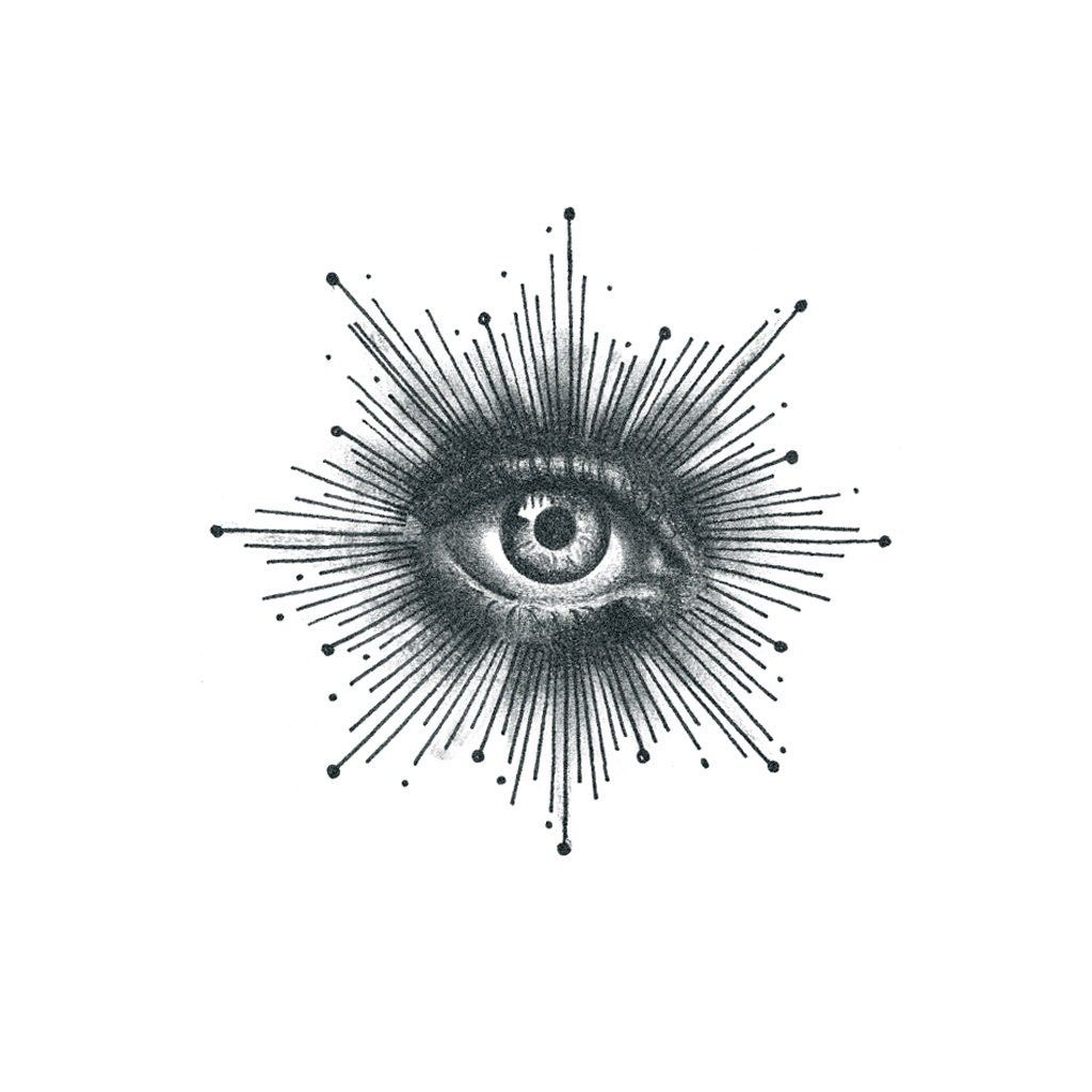 All seeing eye tattoo eye temporary tattoo omnipresent eye tattoo cool