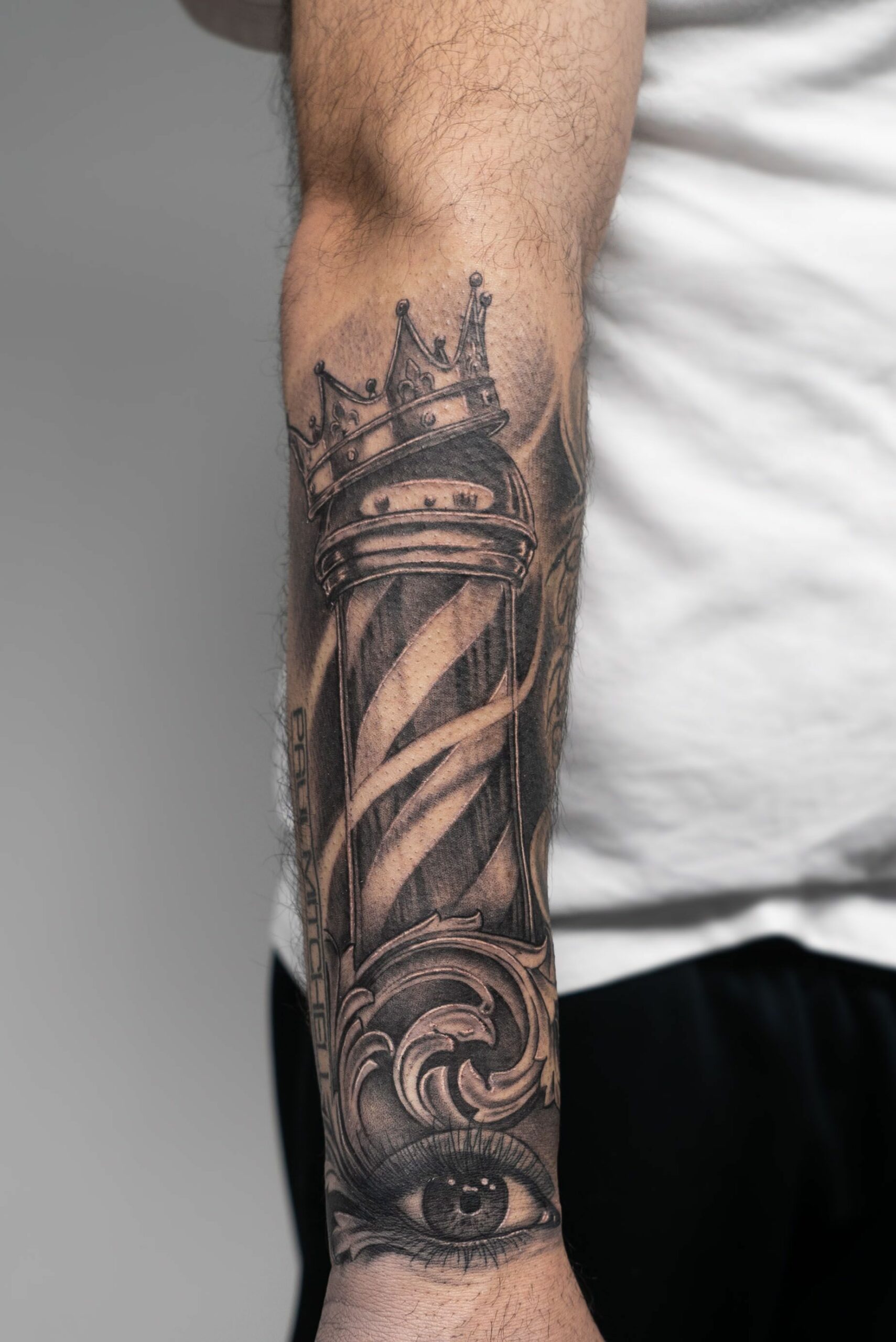 Barber Pole Tattoo Ideas