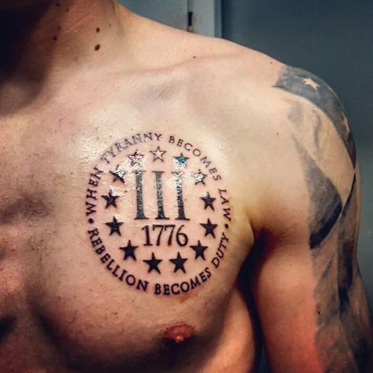 3 Percenter Tattoo Ideas