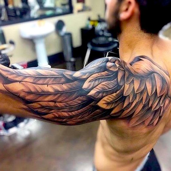 Modern Shoulder Tattoos for Men