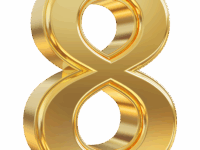 golden-number-8-png