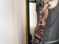 half-sleeve-tattoos-for-black-men