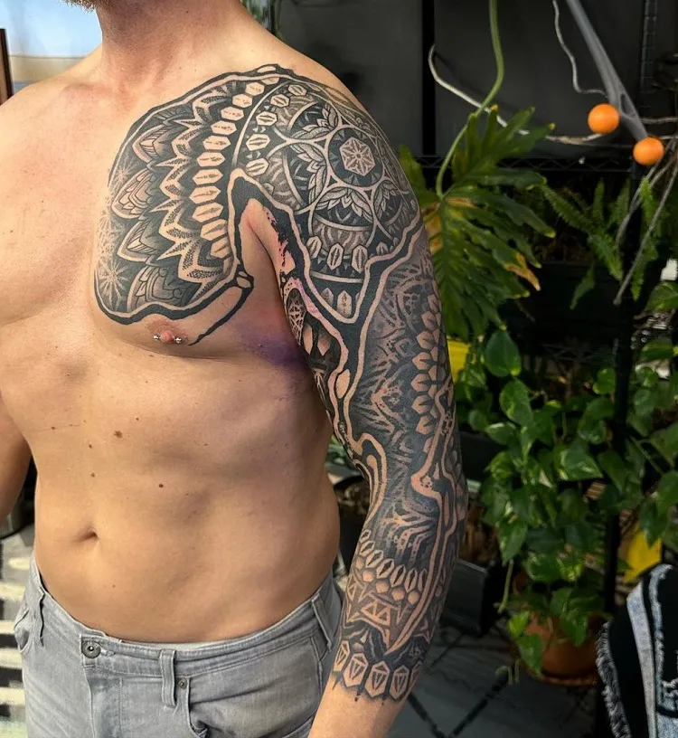 Mens Chest Tattoo Ideas 2024: 20 Simple, Small, Big or Bold Designs to