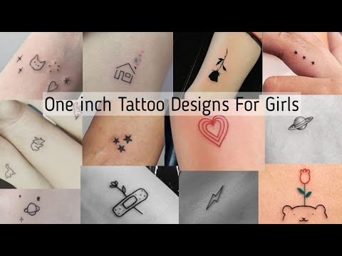 One-inch tattoo design ideas for girls