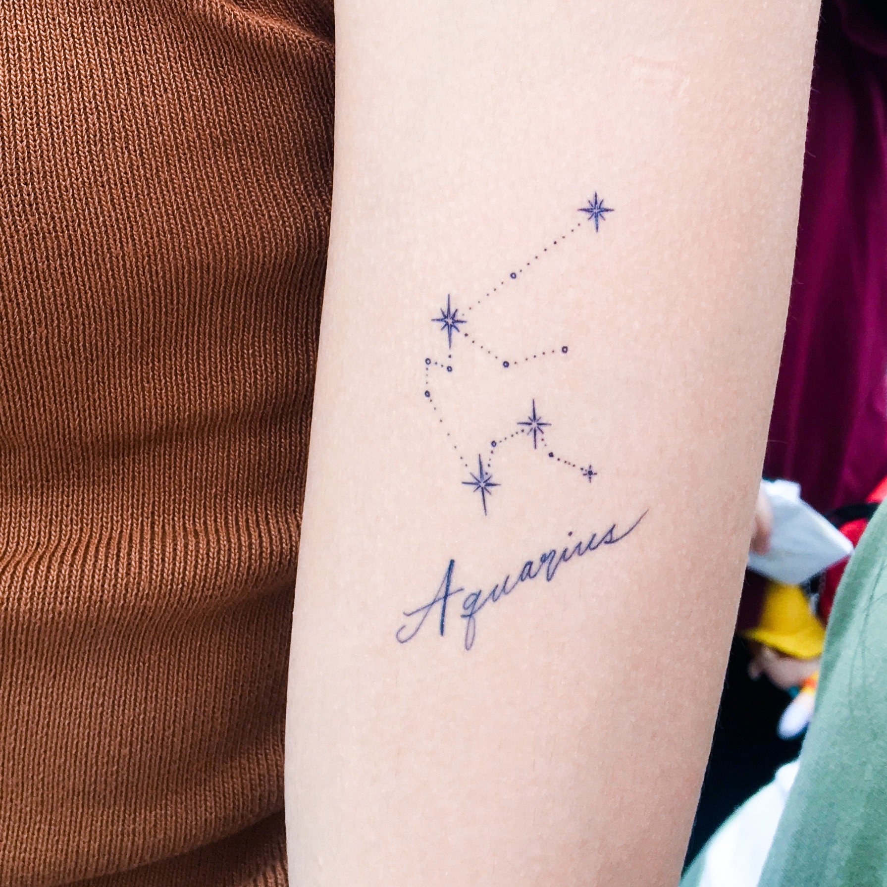 Aquarius Constellation Tattoos