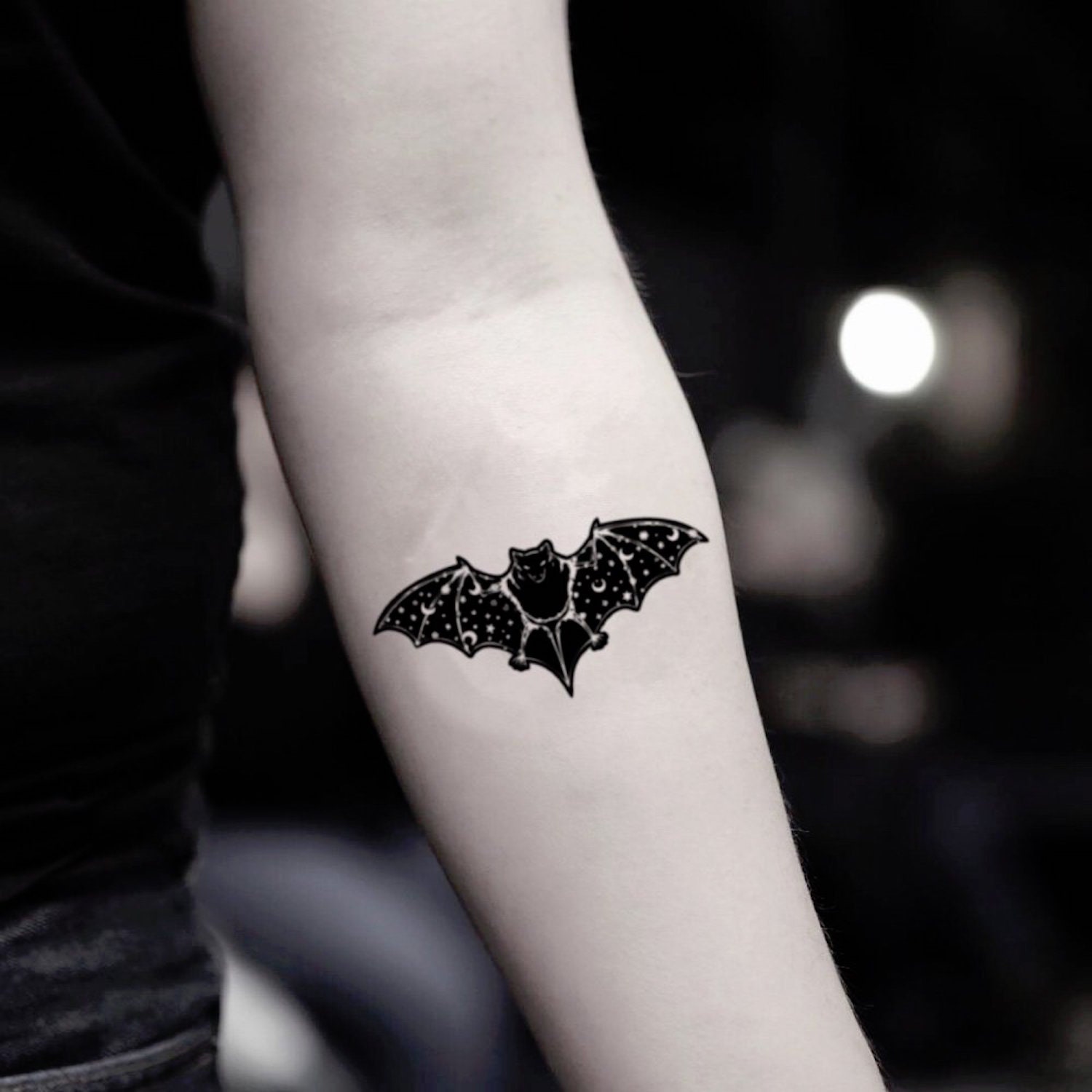 Simple Bat Tattoo Designs