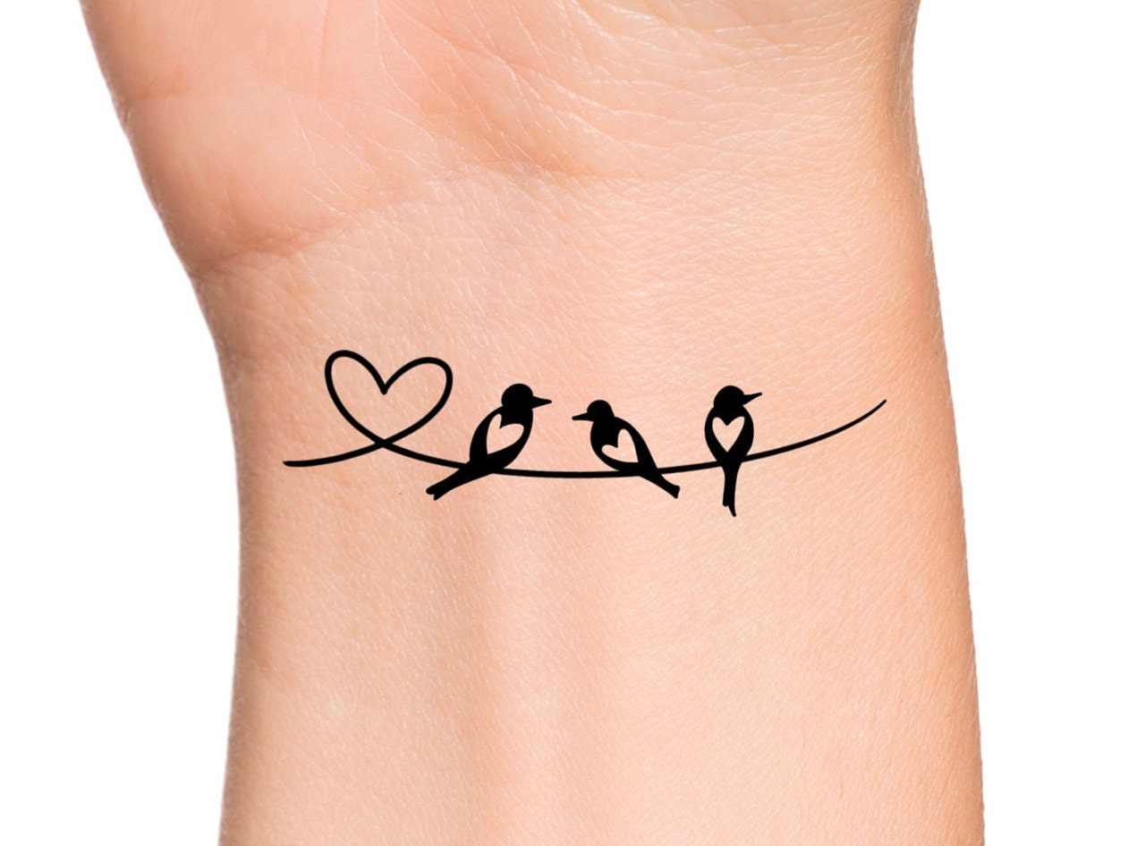 Three Little Birds Tattoo Design