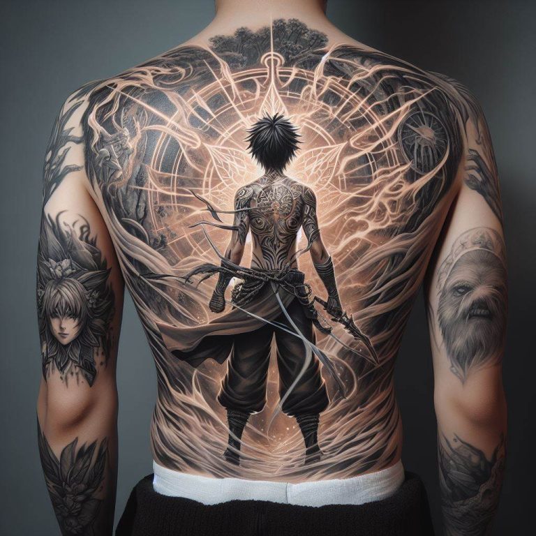 Captivating anime tattoo ideas