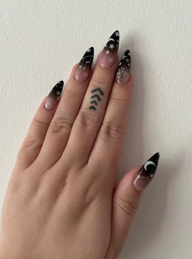 Hand and Finger Tattoo